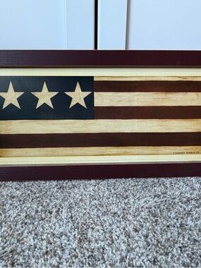 Warren Kimble Patriotic Rustic Stars & Stripes Wall Art
